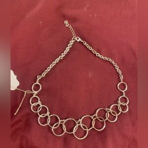 Elegant Silver Chain Link Necklace